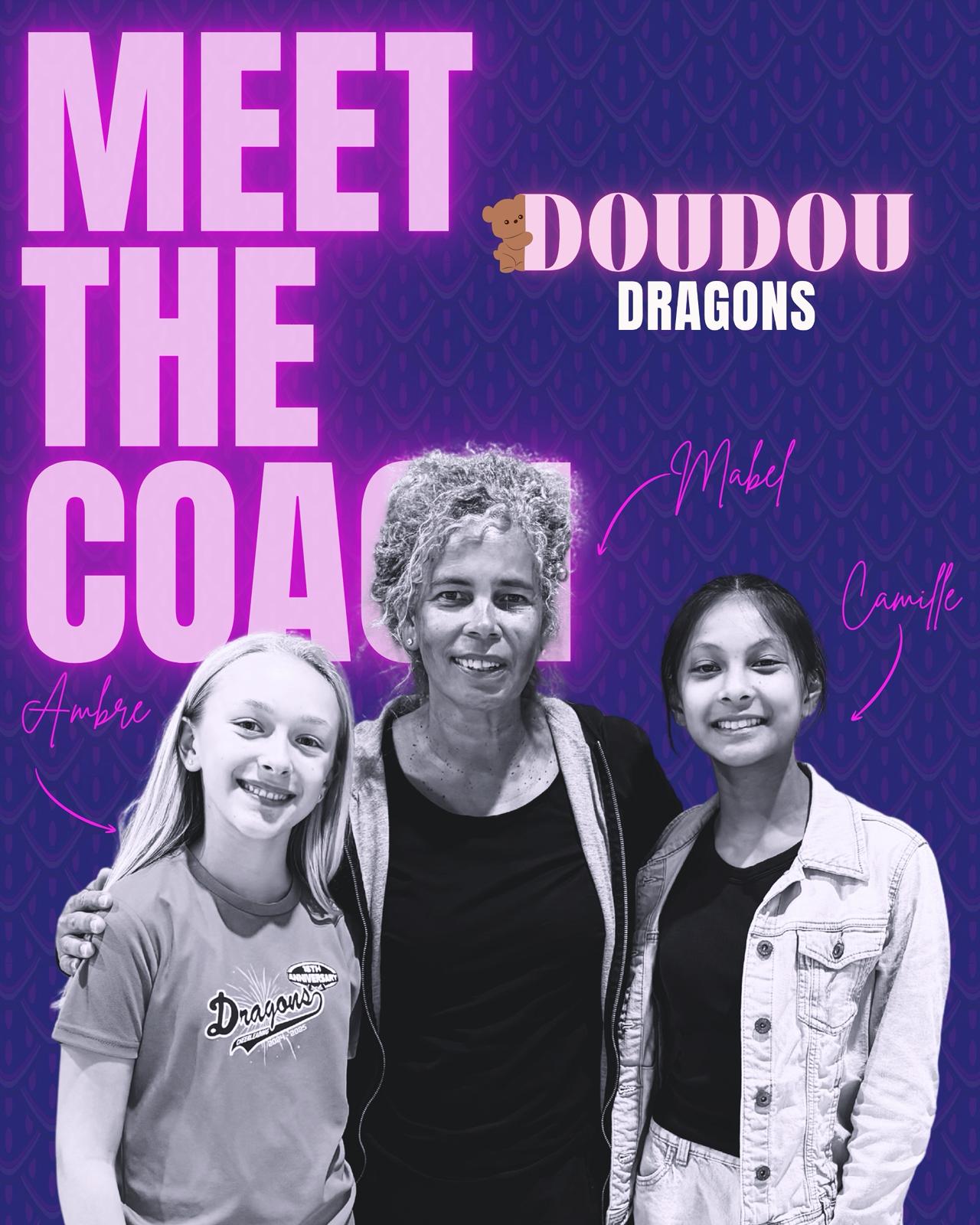 Coachs Ambre, Mabel et Camille