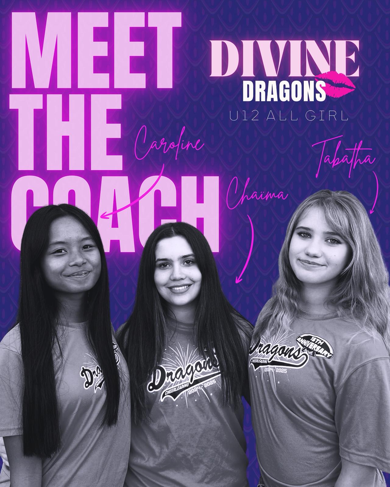 Coachs Caroline, Chaima et Tabatha